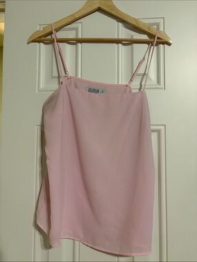 Cotton On Light Pink Adjustable Spaghetti Strap Cami